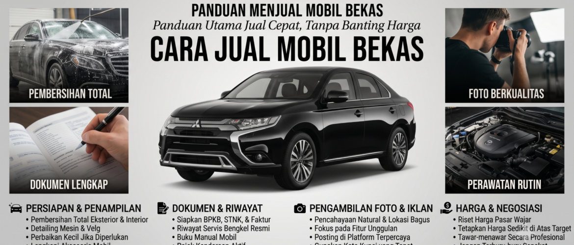 Cara Jual Mobil Bekas agar Cepat Laku Tanpa Harus Banting Harga