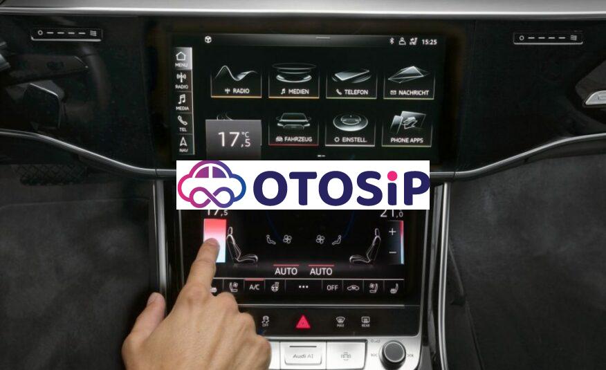 Audi A8 4-door sedan blue