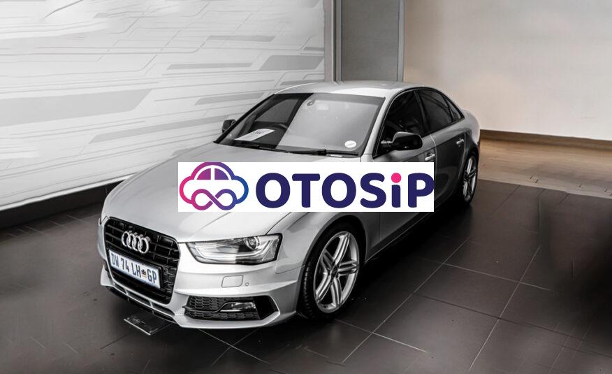 Audi A8 4-door sedan blue